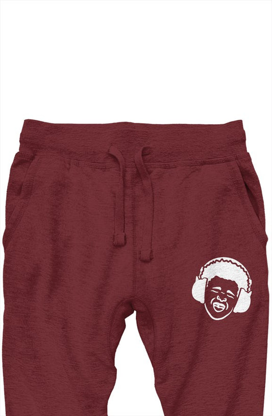 ots head maroon|white  joggers