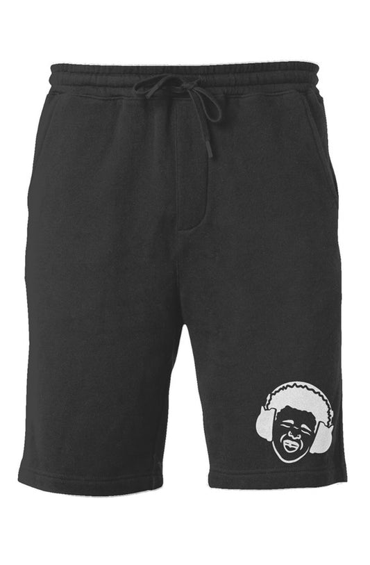 ots head black|white fleece Shorts