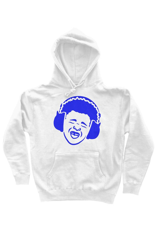 ots head white|blue hoodie