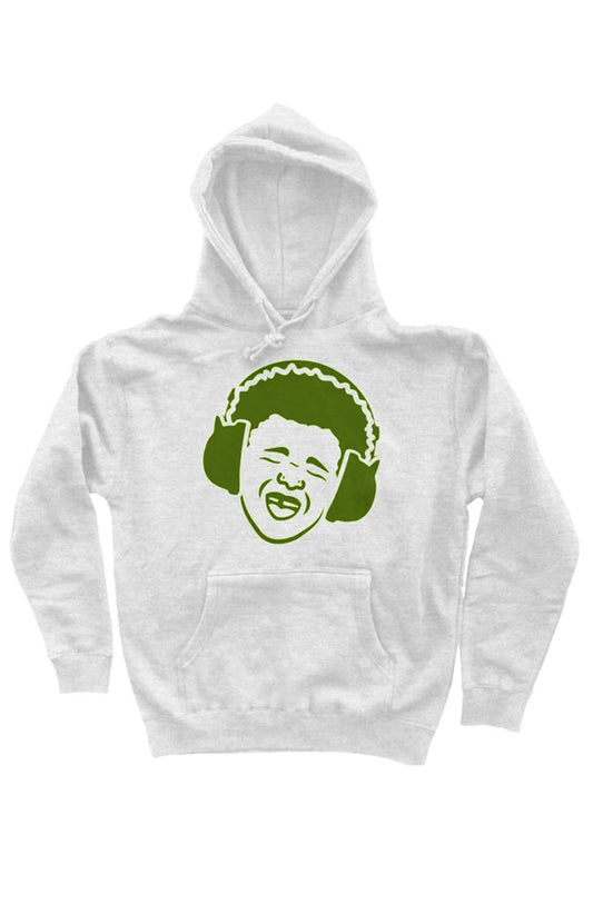 ots head grey|green hoodie