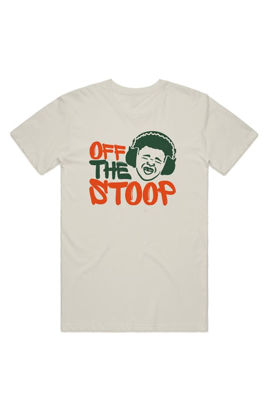 Off the stoop Green|Orange tee