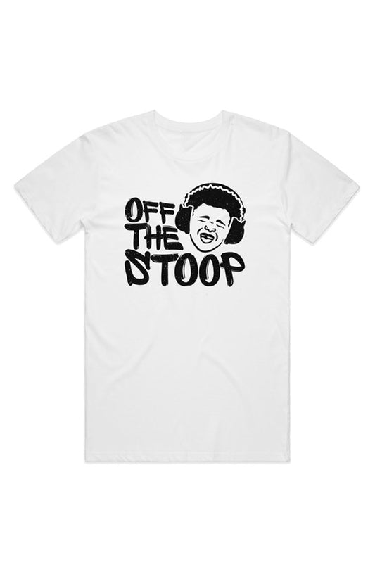 Off The Stoop Black|White tee