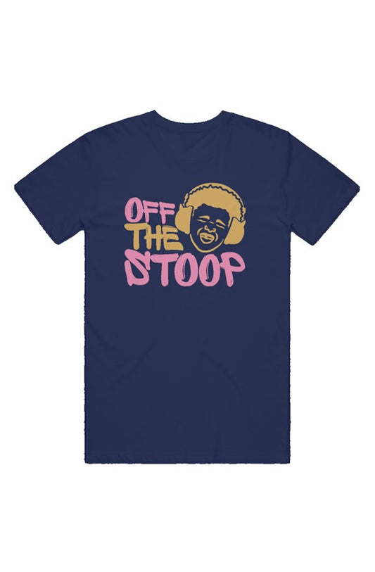 Off The Stoop Navy Blue|Pink|Khaki tee