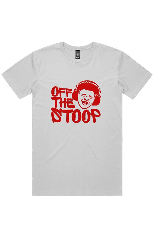 Off The Stoop White|Red tee