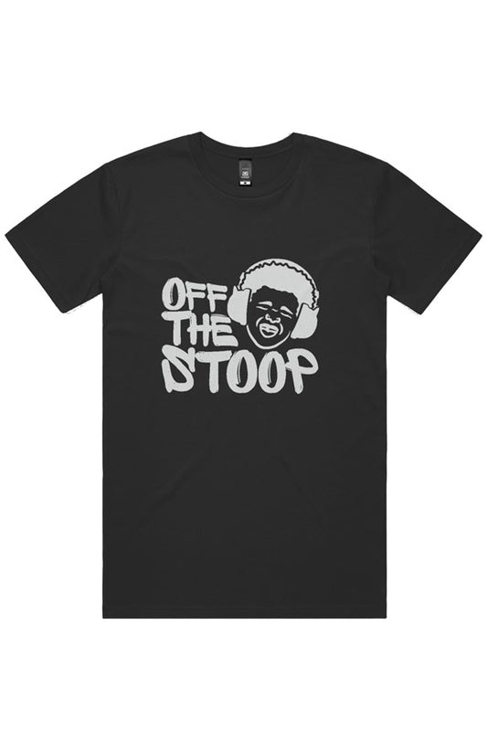 Off The Stoop Black|White tee