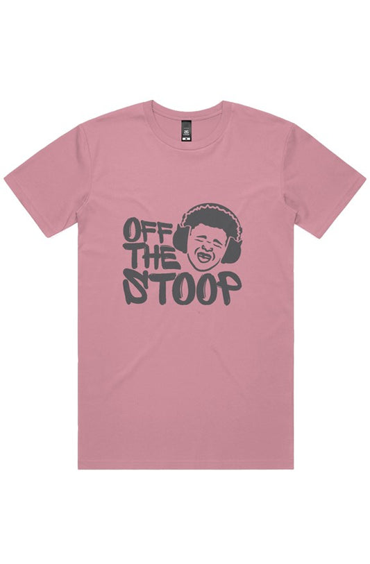 Pink|Grey Off The Stoop Tee