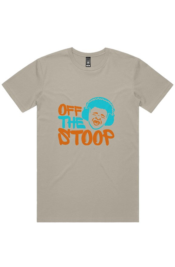 Natural Orange|Baby blue Of The Stoop Tee
