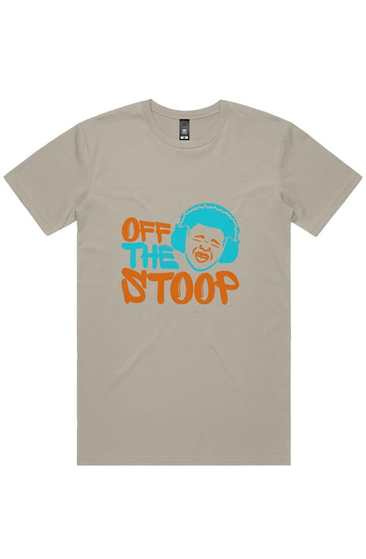 Natural Orange|Baby blue Of The Stoop Tee